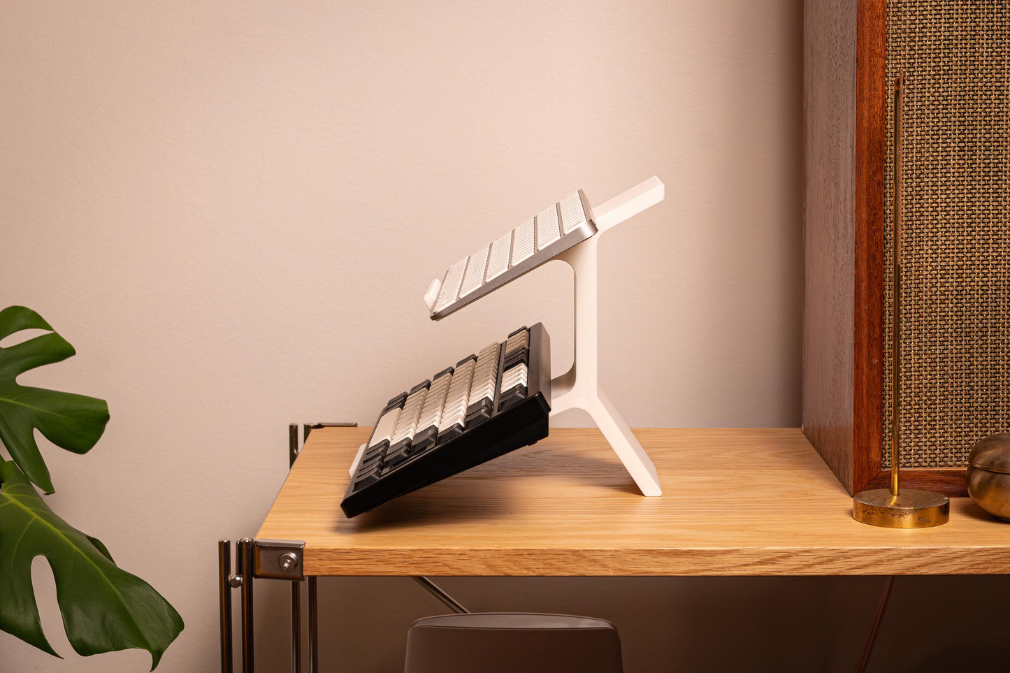 KDS-2: Keyboard Display Stand (2 Tiers) (Stable | Non-Slip | Fits Most Keyboards)