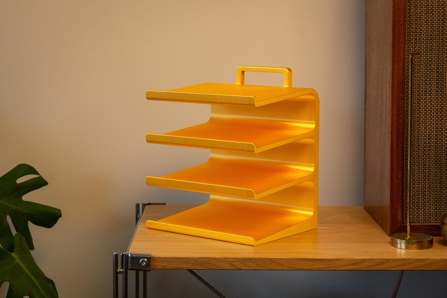 KDS-1WH: Keyboard Display Stand, Wide, Handle, 4 Tiers, Stable, Non-Slip, Fits Most Keyboards