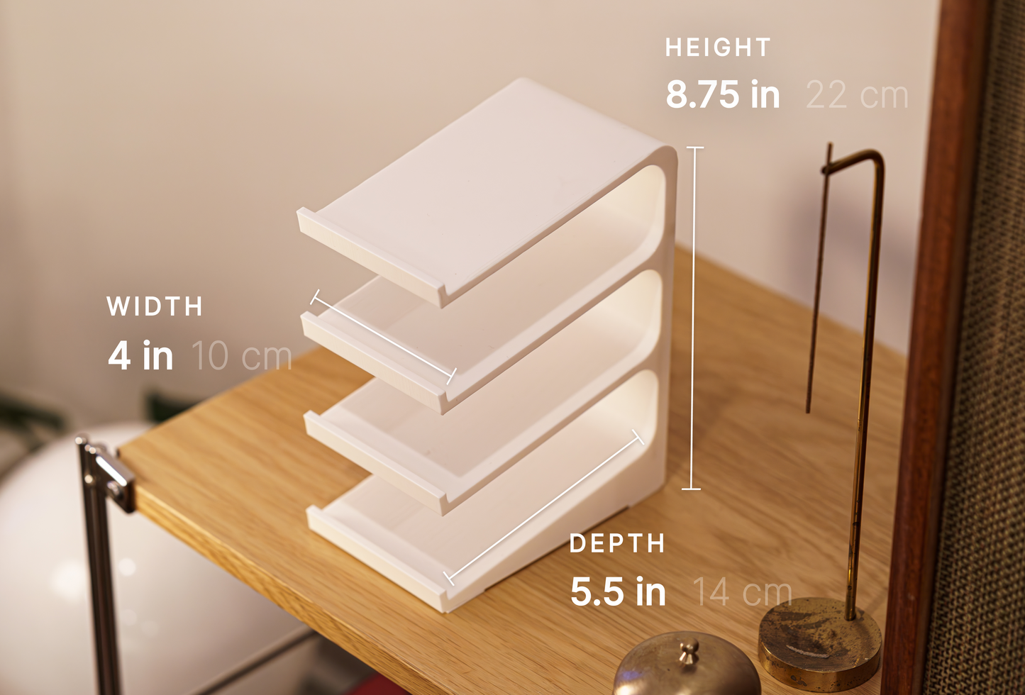 KDS-1: The Original Keyboard Display Stand, 4 Tiers, Stable, Non-Slip, Fits Most Keyboards